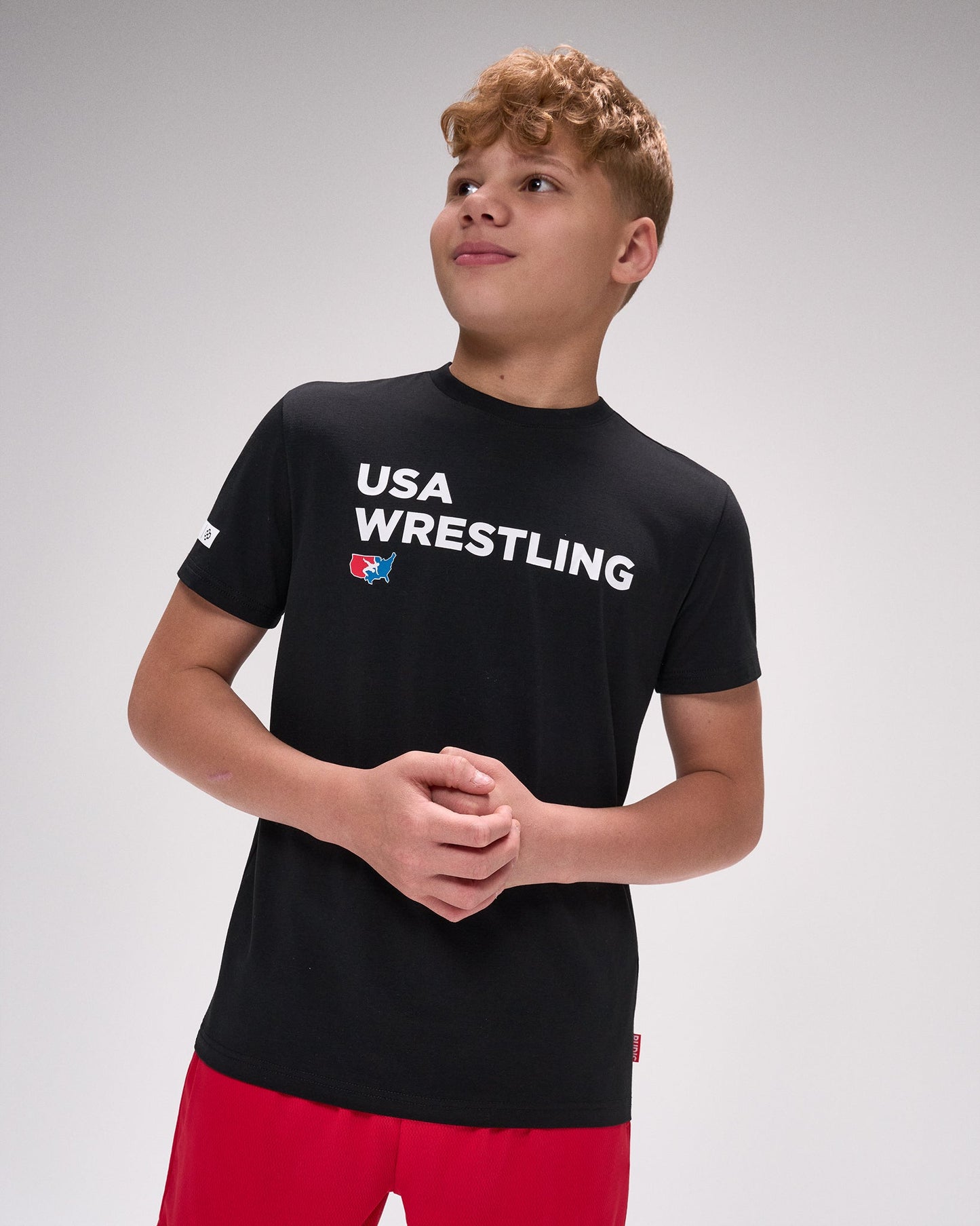 RUDIS USA Wrestling Stack Youth Hybrid T-Shirt