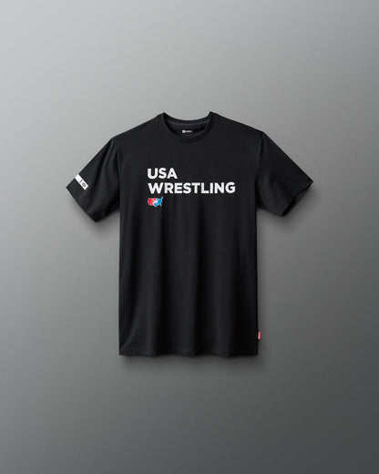 RUDIS USA Wrestling Stack Youth Hybrid T-Shirt