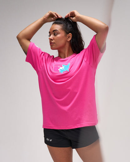 RUDIS USA Wrestling Boxy Hybrid T-Shirt