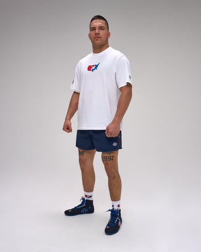 RUDIS USA Wrestling Boxy Hybrid T-Shirt