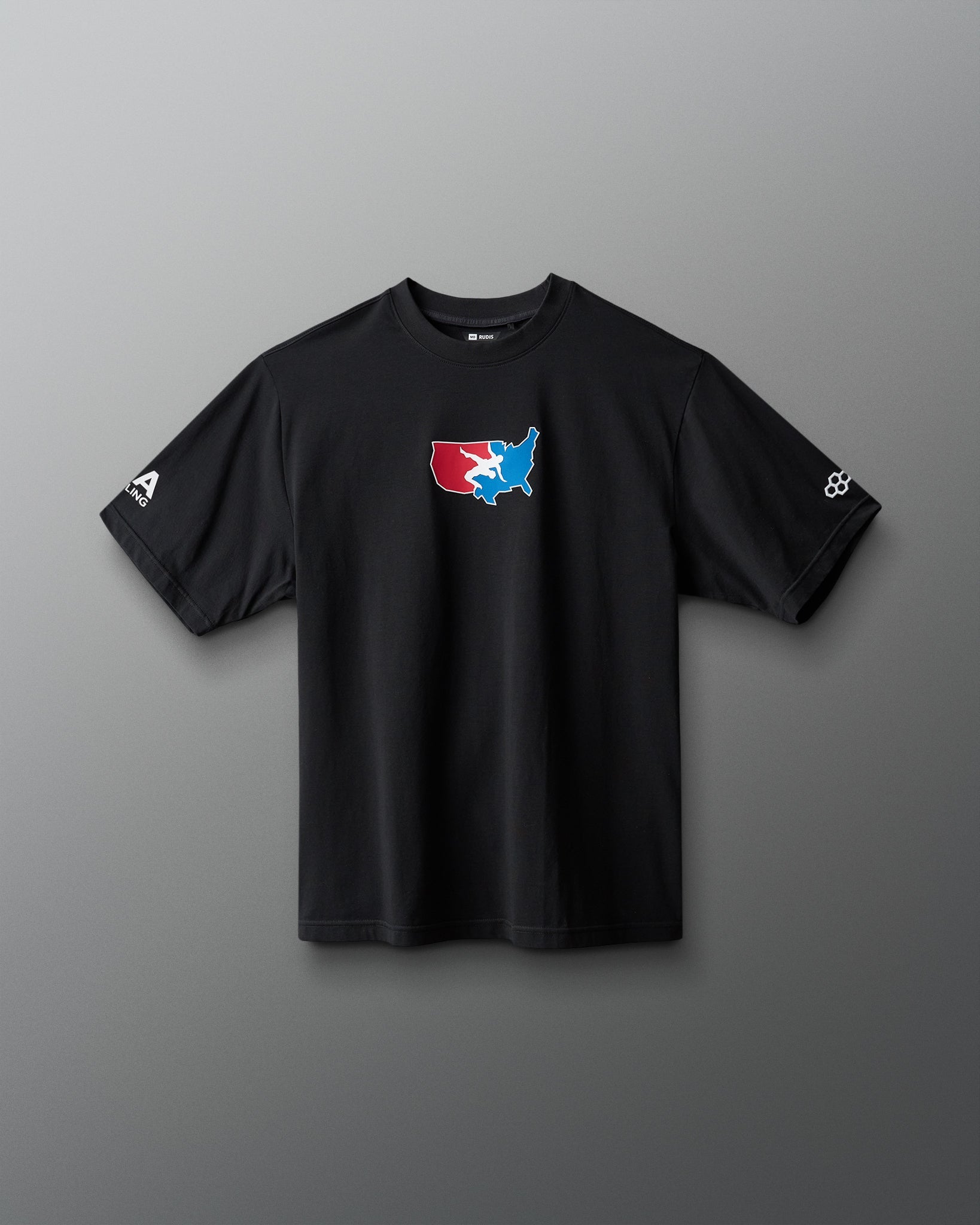 RUDIS USA Wrestling Boxy Hybrid T-Shirt