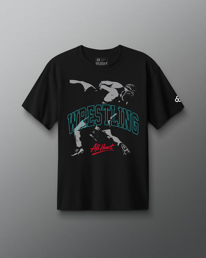 RUDIS Wrestle All Heart Heavyweight T-Shirt