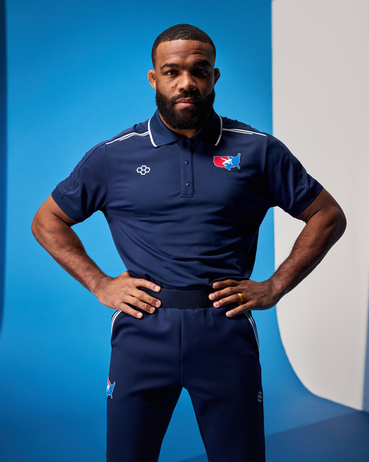 RUDIS USA Wrestling Chronicle Elite Snap Polo for Men