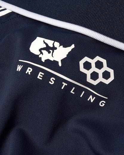 RUDIS USA Wrestling Chronicle Elite Snap Polo for Men