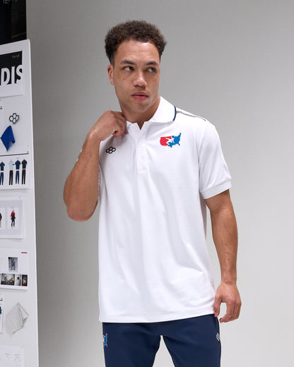 RUDIS USA Wrestling Chronicle Elite Snap Polo for Men
