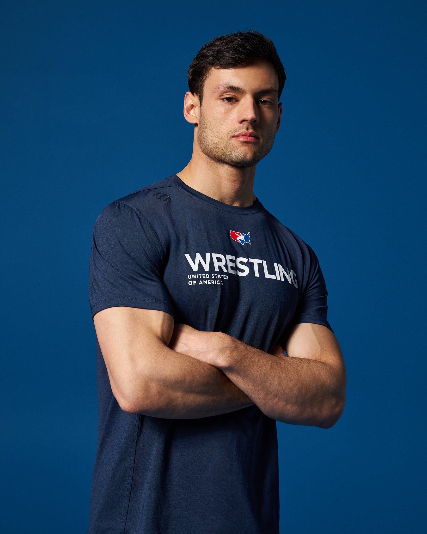 RUDIS USA Wrestling Performance Heather T-Shirt - Elevate Your Game