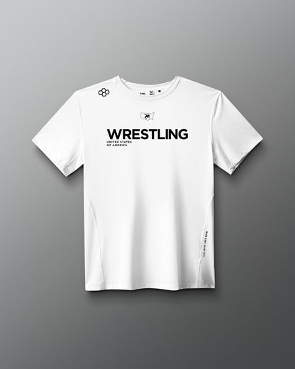 RUDIS USA Wrestling Performance Heather T-Shirt - Elevate Your Game