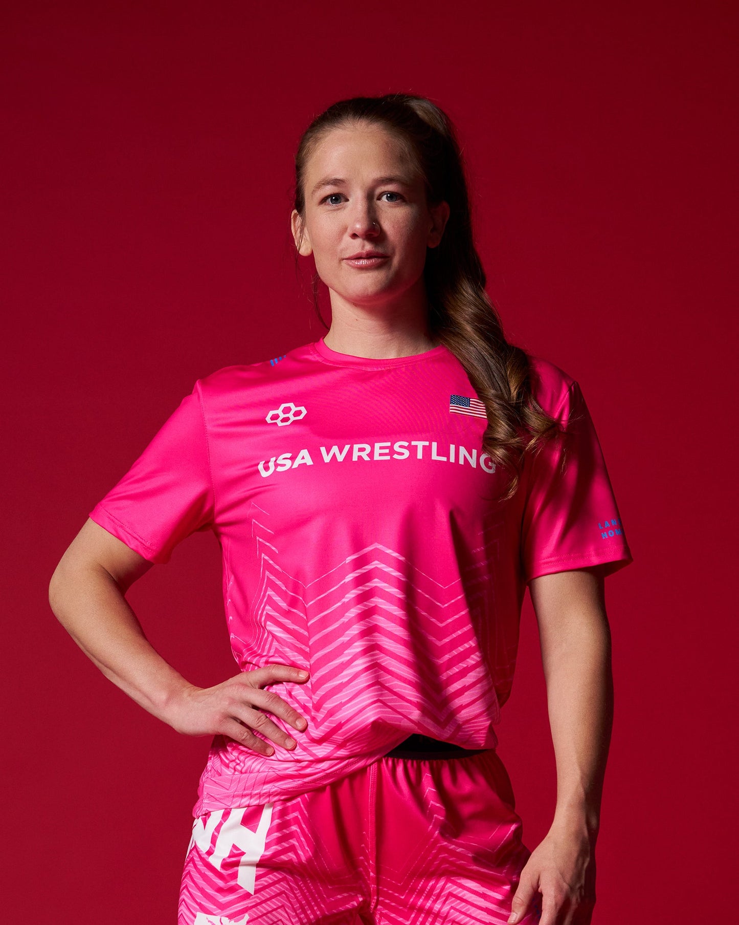 RUDIS USA Wrestling Women's Sublimated T-Shirt - Official Gear