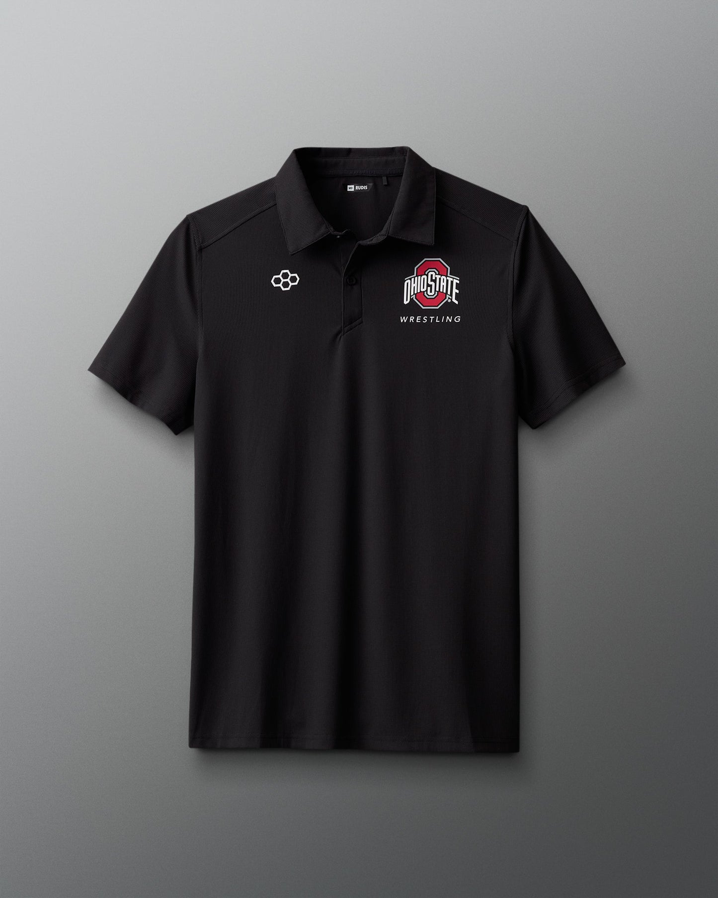 RUDIS Ohio State Buckeyes Wrestling Go-To Hex Polo