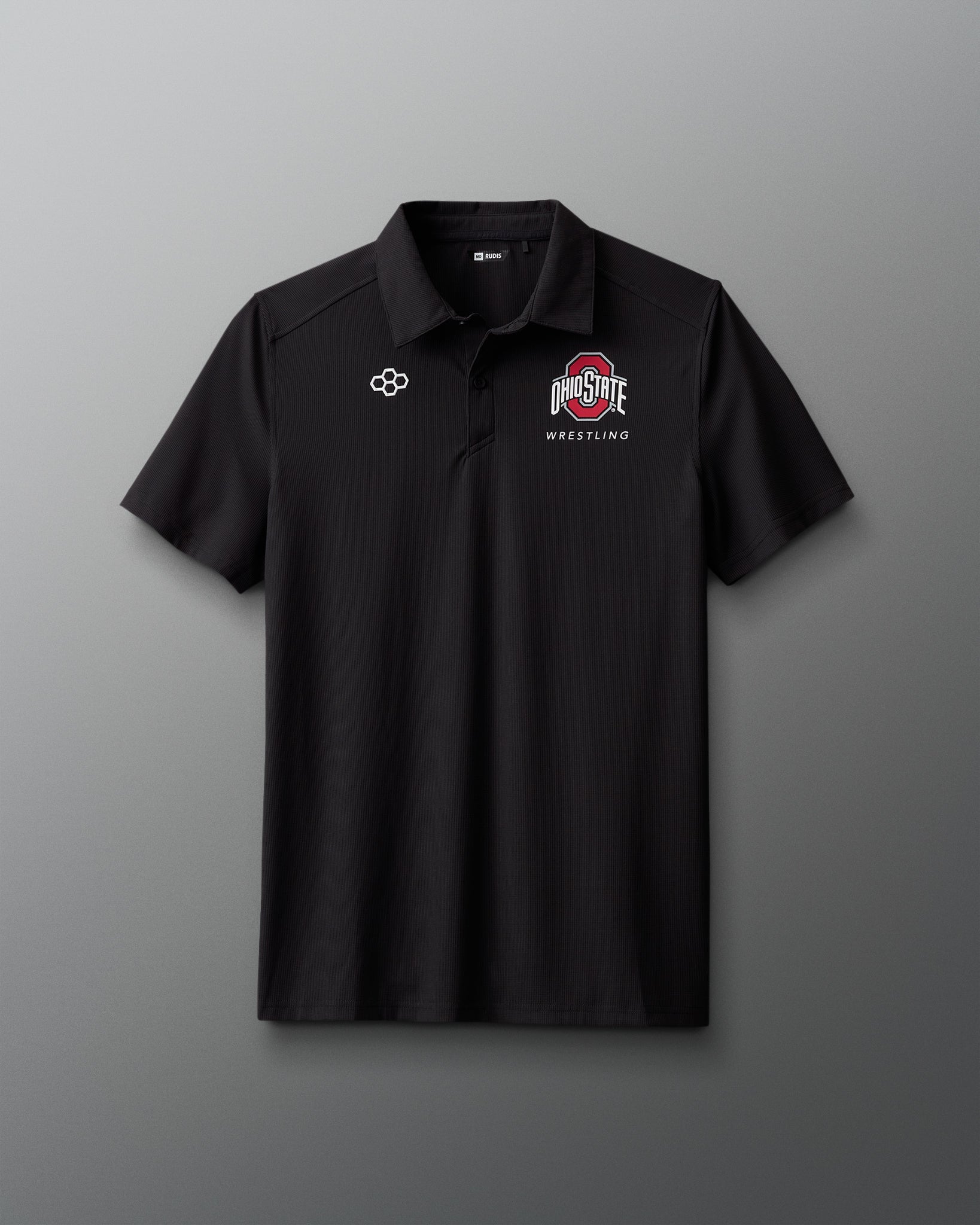 RUDIS Ohio State Buckeyes Wrestling Go-To Hex Polo
