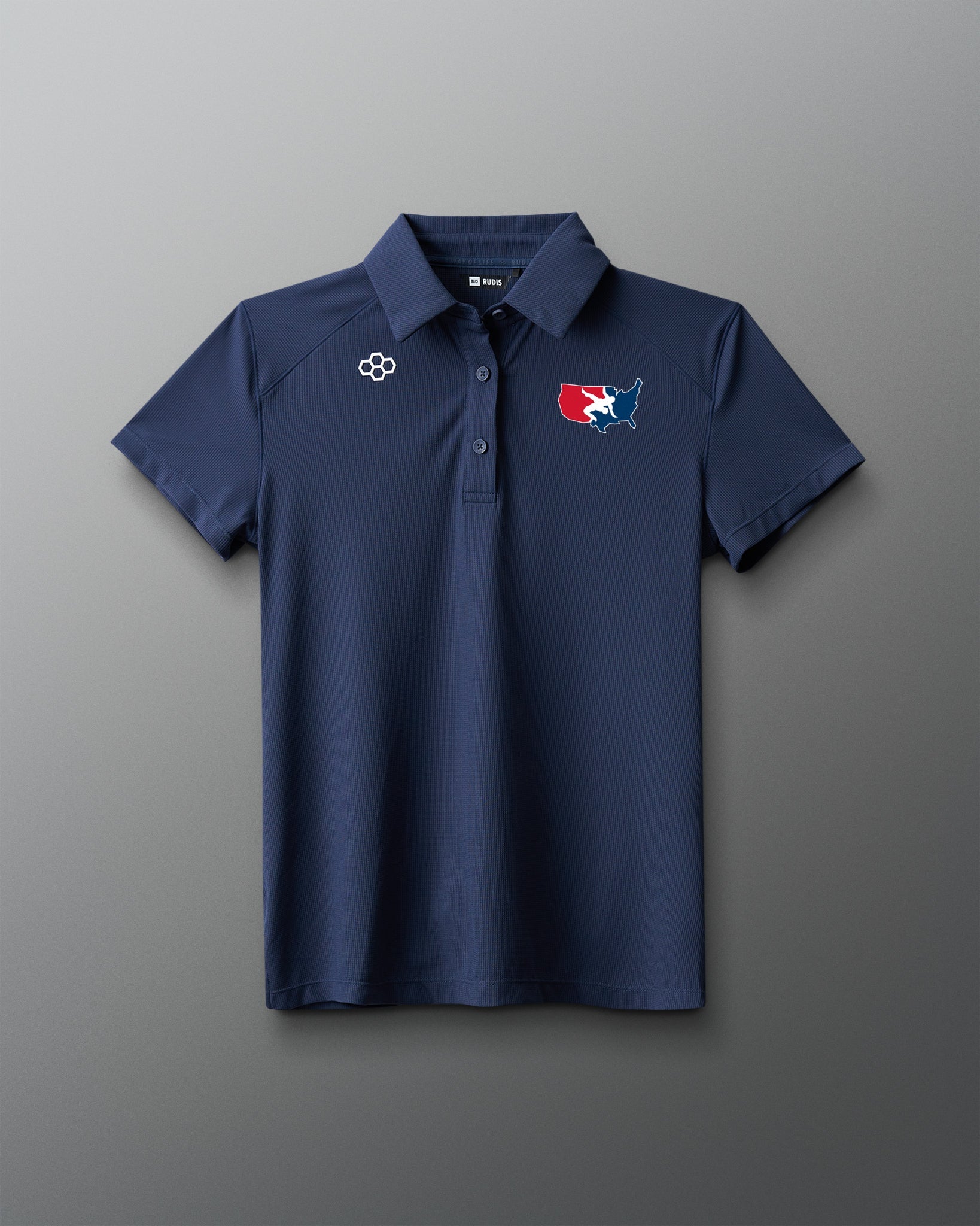 RUDIS USA Wrestling Women's Go-To Polo