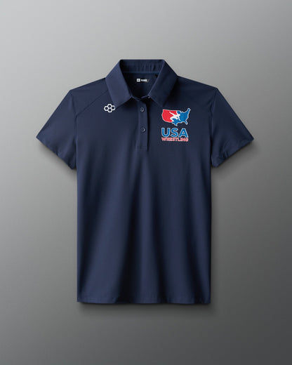 RUDIS USA Wrestling Women's Go-To Hex Polo