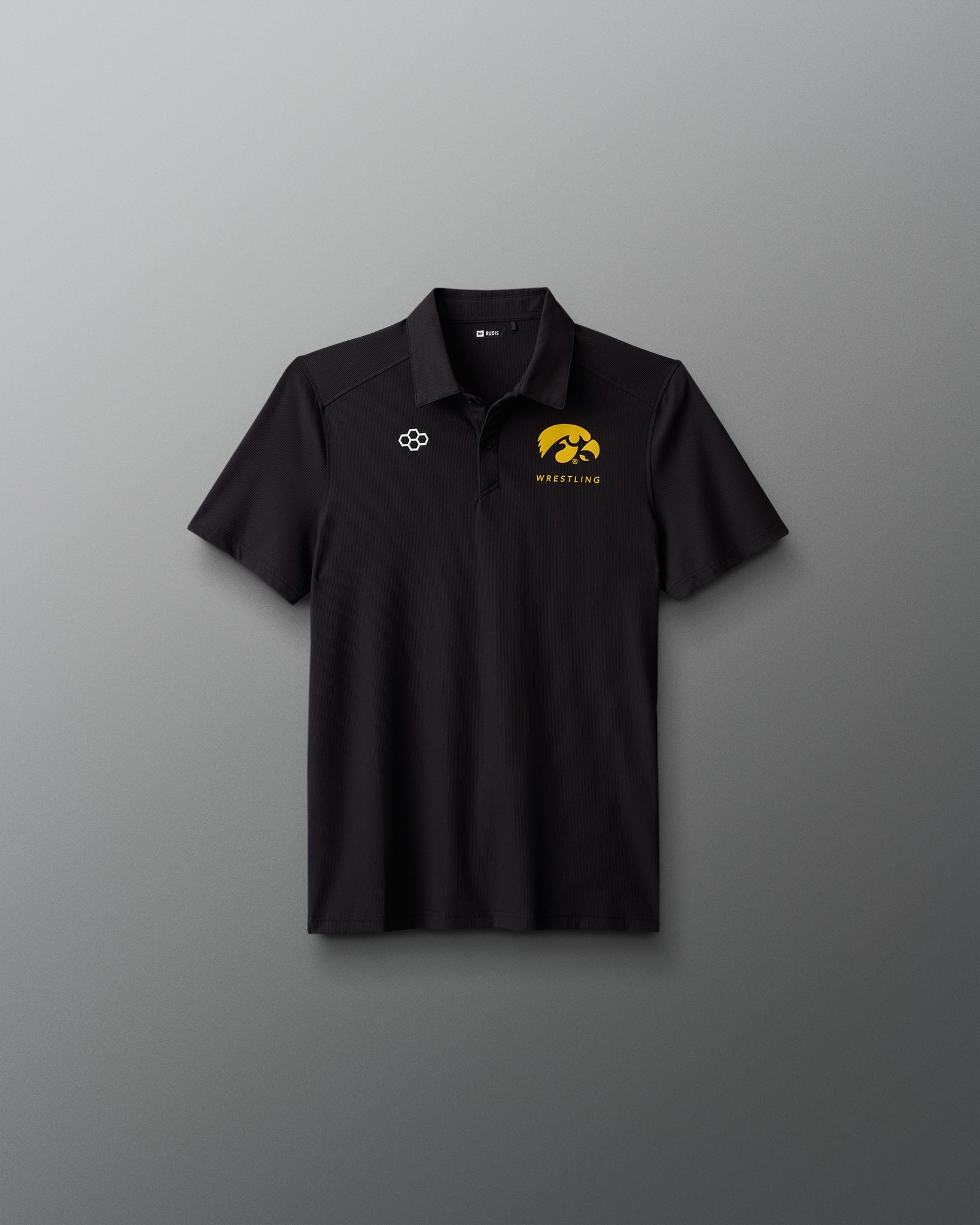 RUDIS Hawkeye Youth Go-To Hex Polo