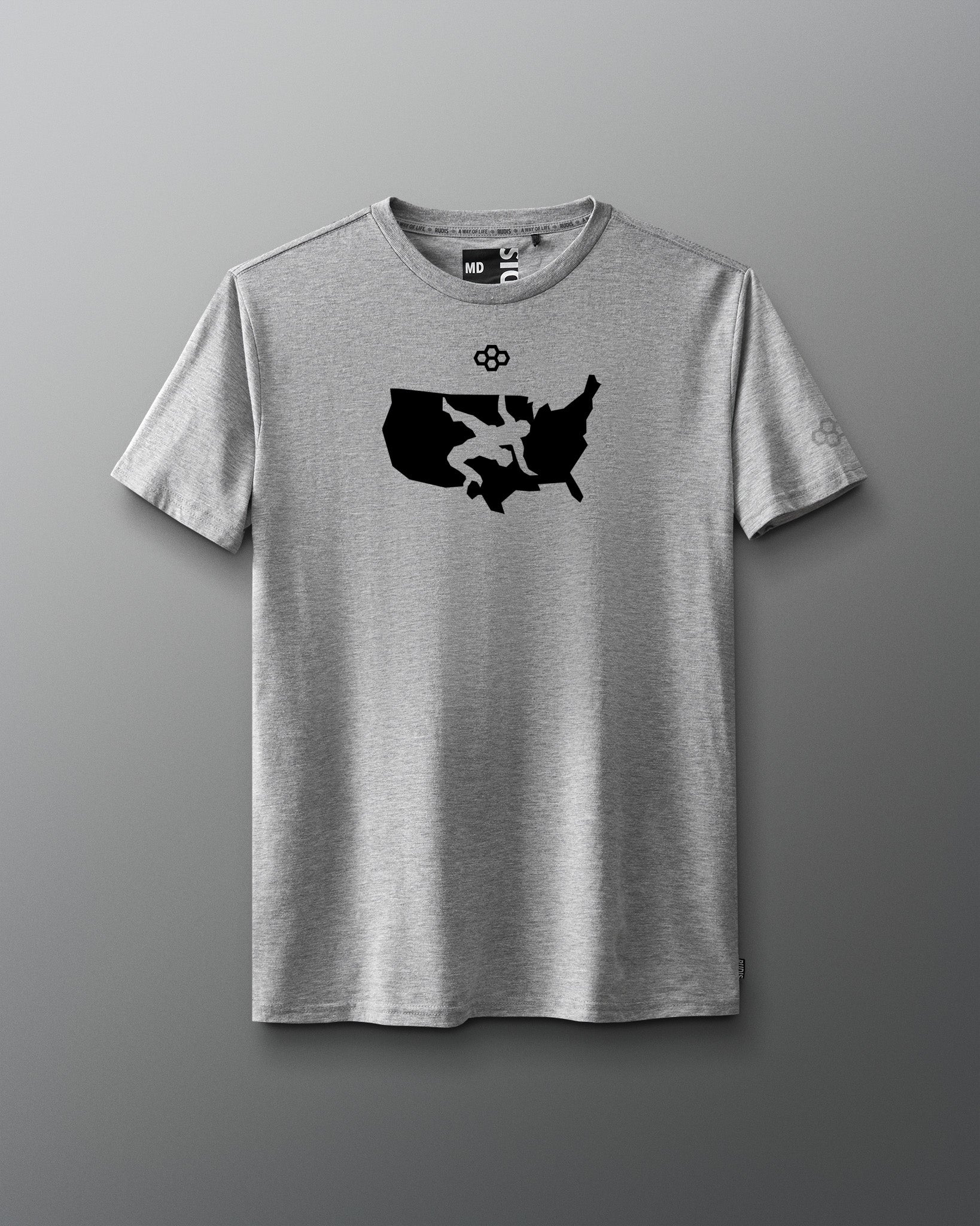 RUDIS Men's USA Wrestling T-Shirt - Unleash Your Spirit Official USA Wrestling