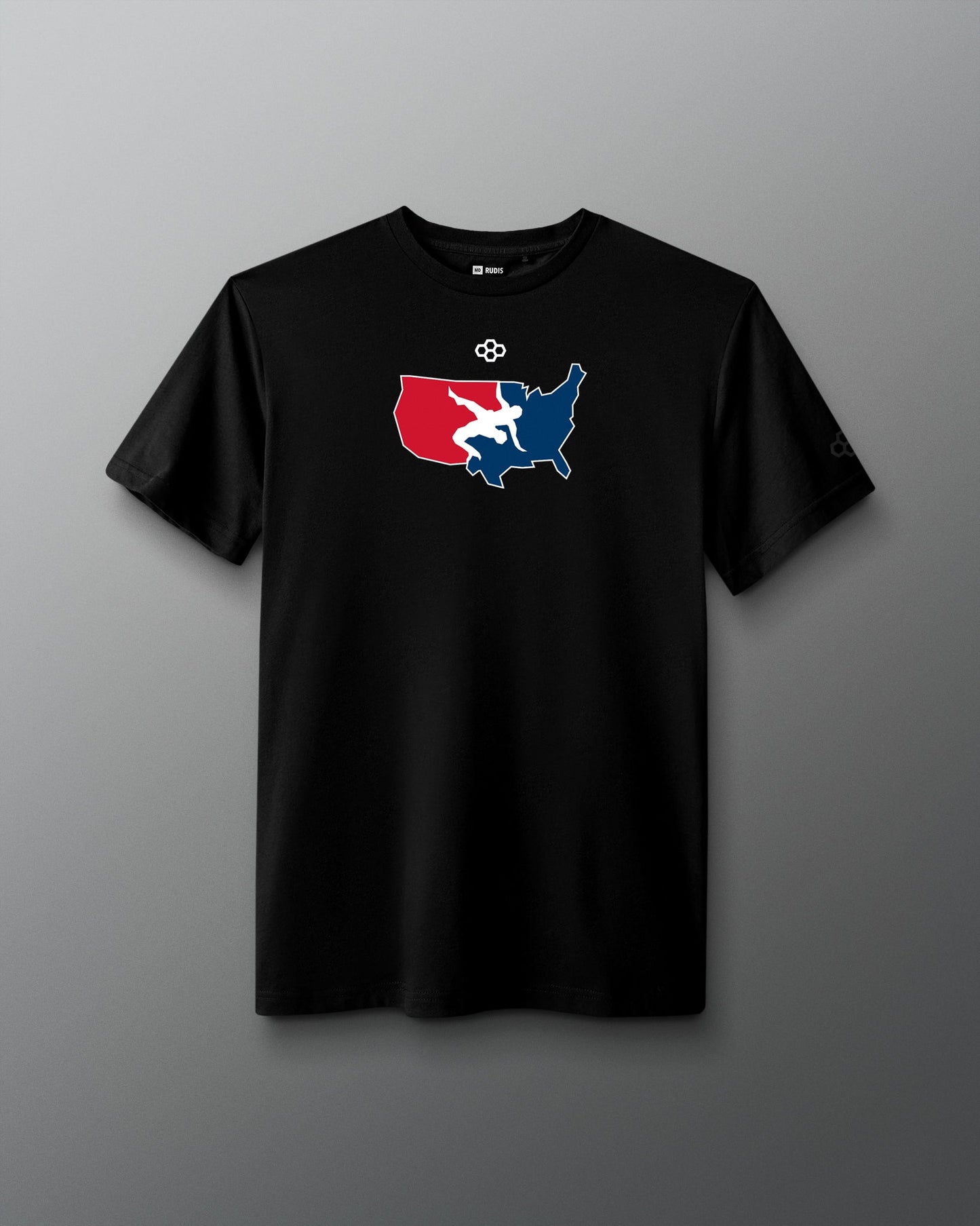RUDIS Men's USA Wrestling T-Shirt - Unleash Your Spirit Official USA Wrestling