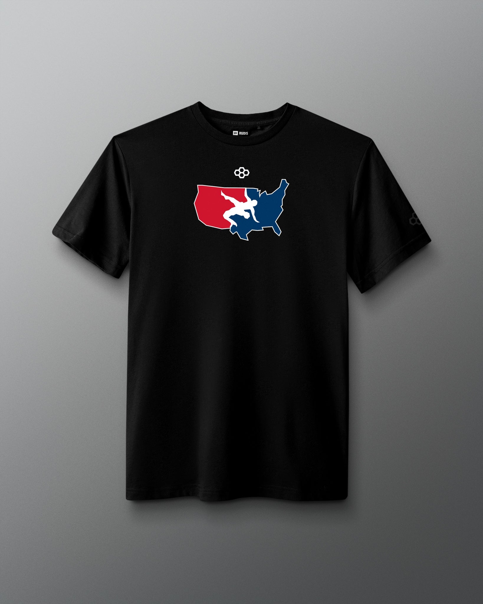 RUDIS Men's USA Wrestling T-Shirt - Unleash Your Spirit Official USA Wrestling
