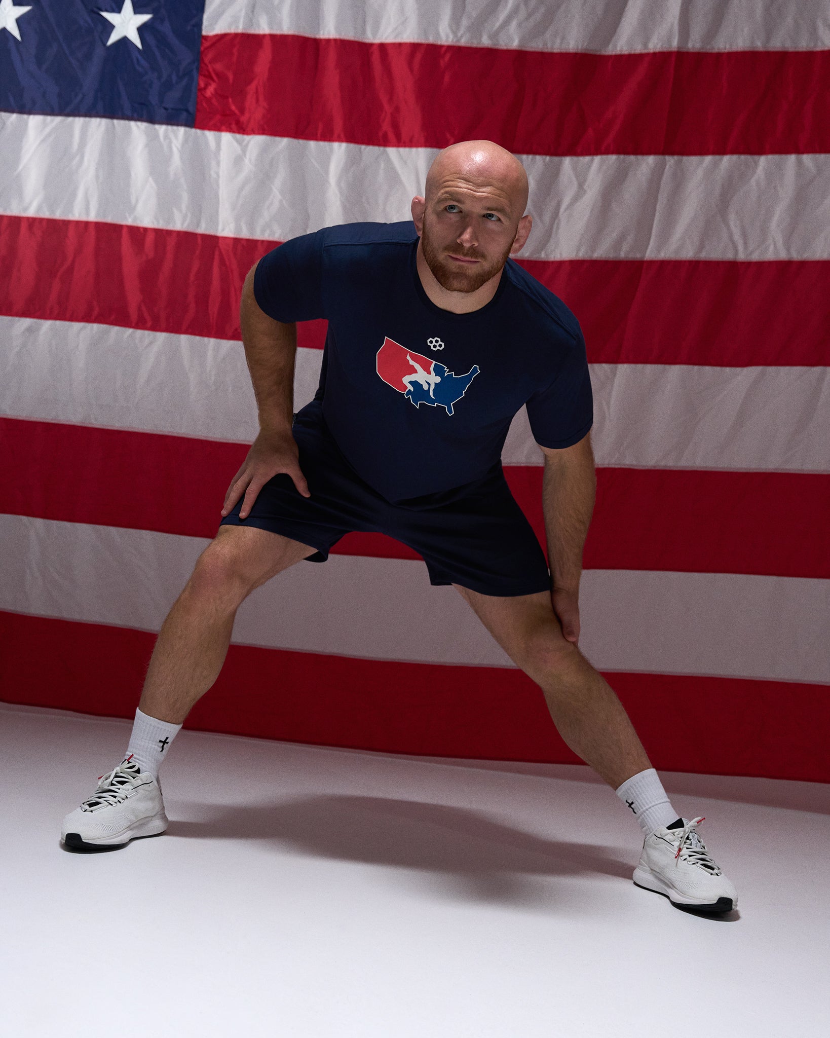 RUDIS Men's USA Wrestling T-Shirt - Unleash Your Spirit Official USA Wrestling