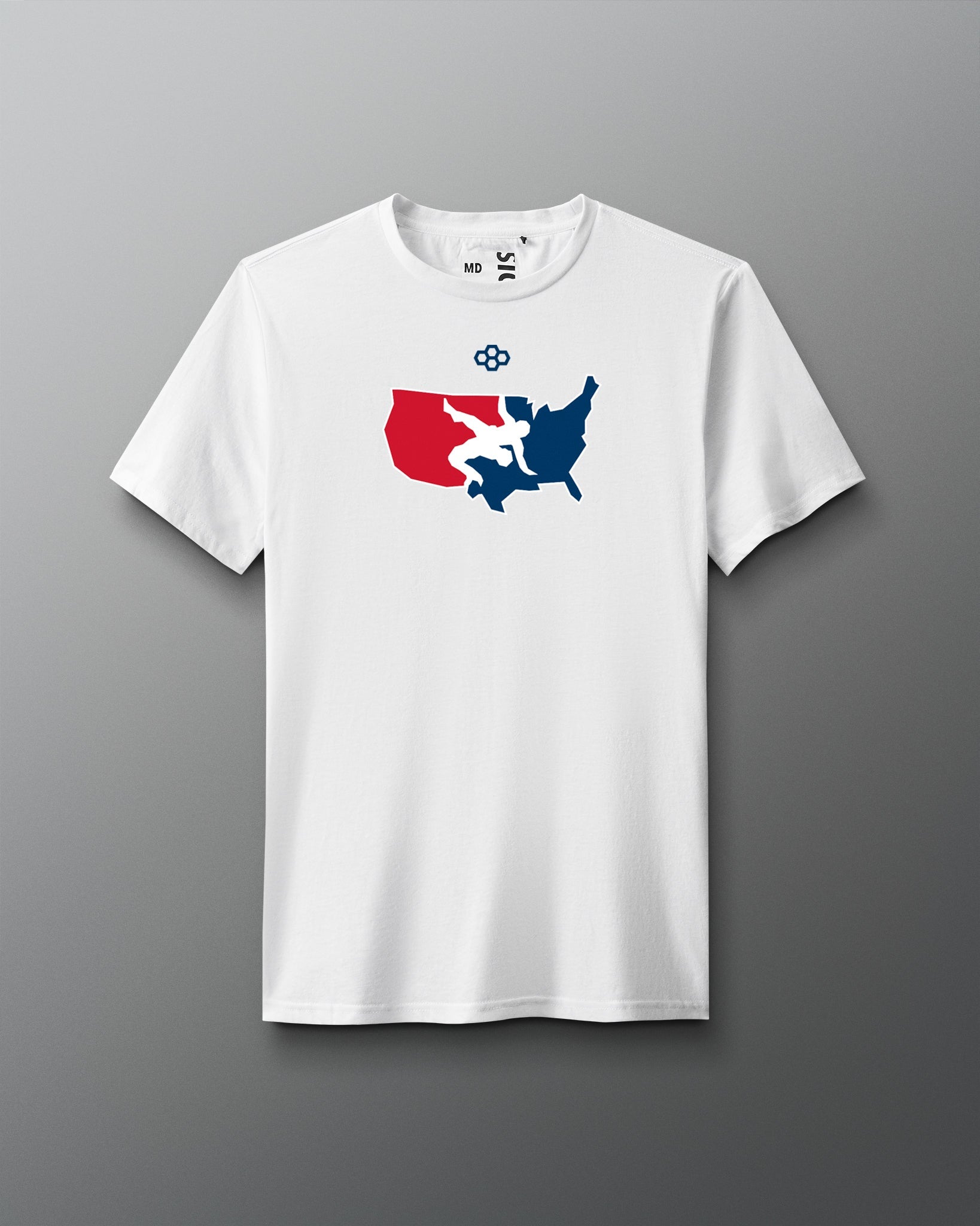 RUDIS Men's USA Wrestling T-Shirt - Unleash Your Spirit Official USA Wrestling