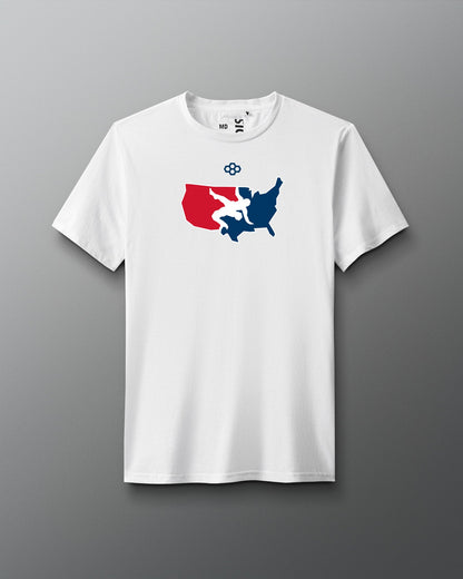 RUDIS Men's USA Wrestling T-Shirt - Unleash Your Spirit Official USA Wrestling