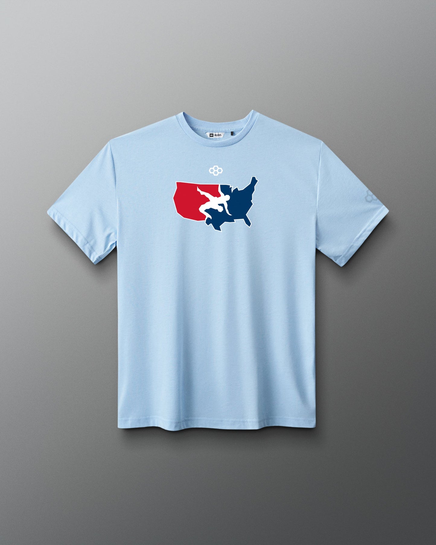 RUDIS Men's USA Wrestling T-Shirt - Unleash Your Spirit Official USA Wrestling