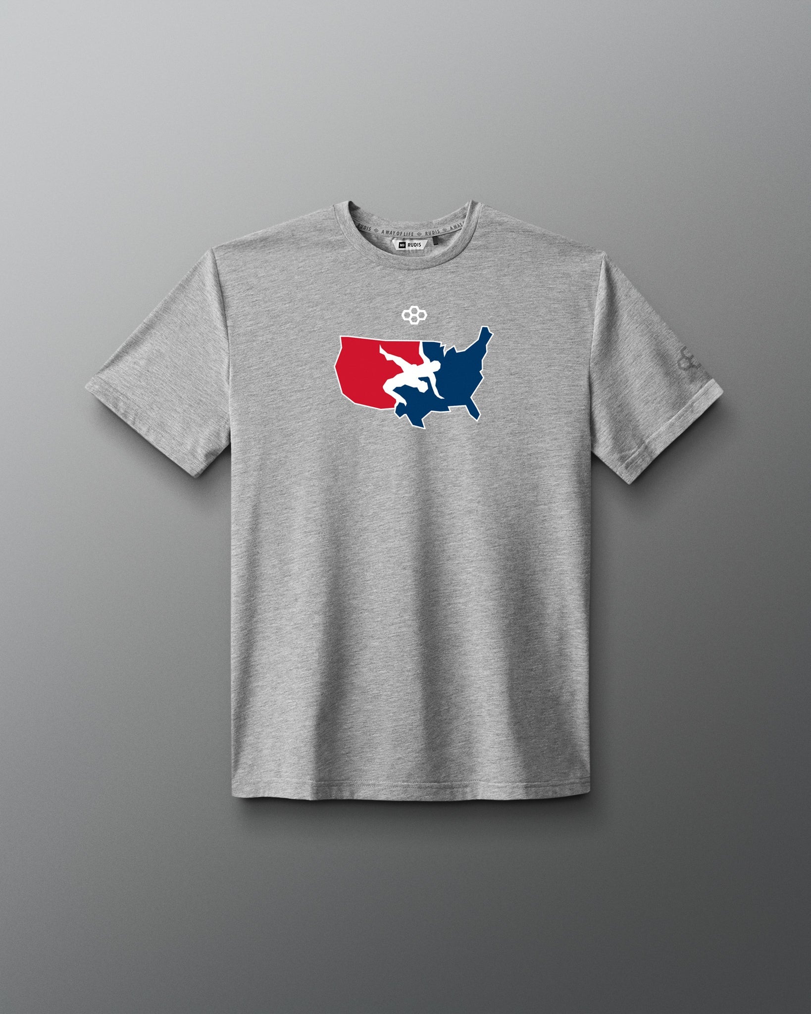 RUDIS Men's USA Wrestling T-Shirt - Unleash Your Spirit Official USA Wrestling
