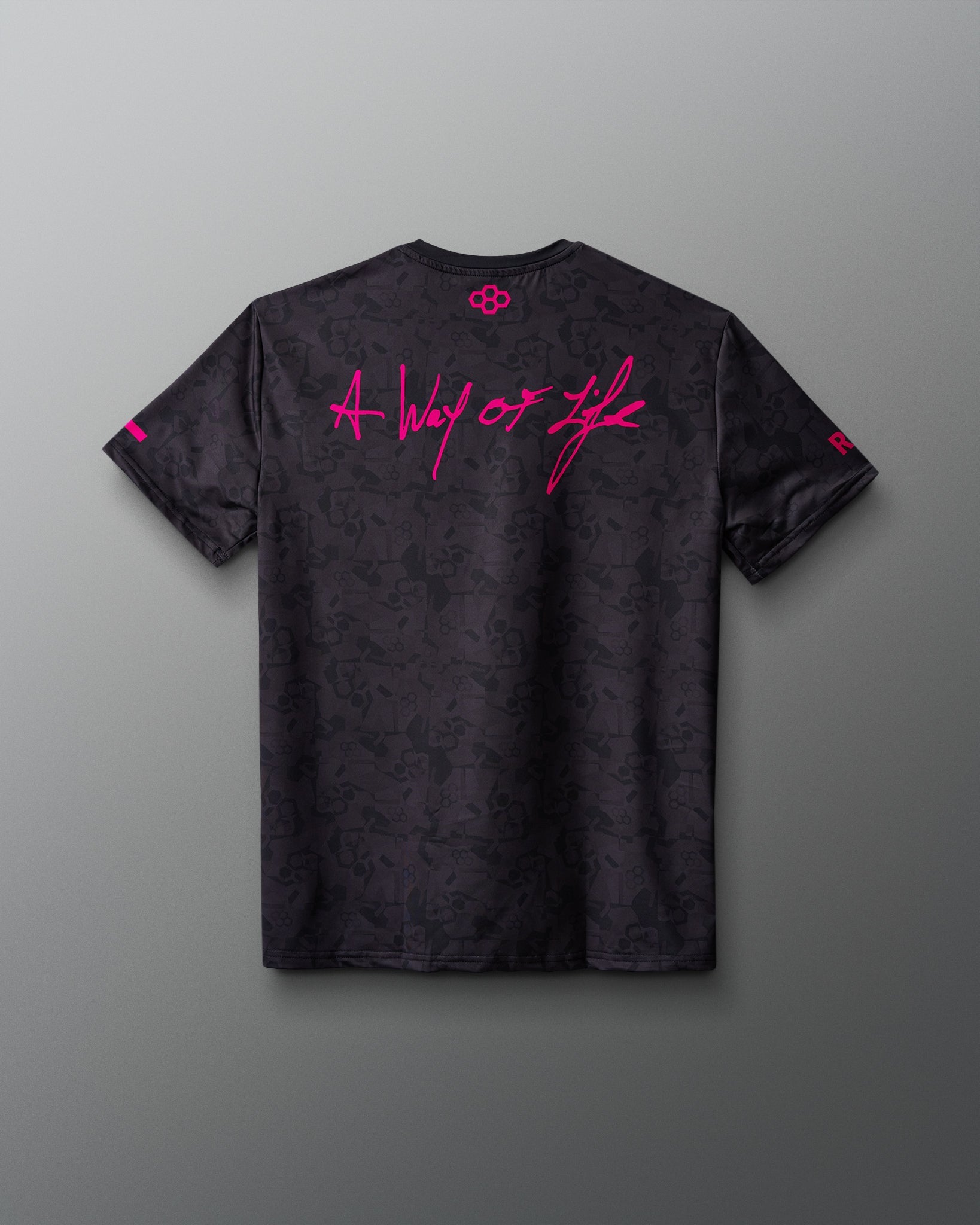 RUDIS Wrestling Wordmark Black Camo Sublimated T-Shirt