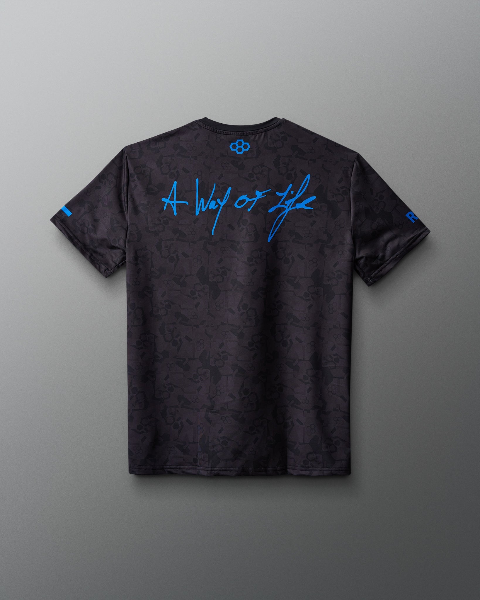 RUDIS Wrestling Wordmark Black Camo Sublimated T-Shirt