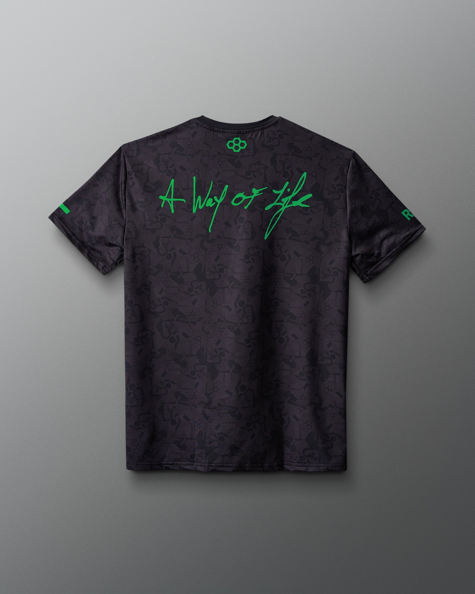 RUDIS Wrestling Wordmark Black Camo Sublimated T-Shirt