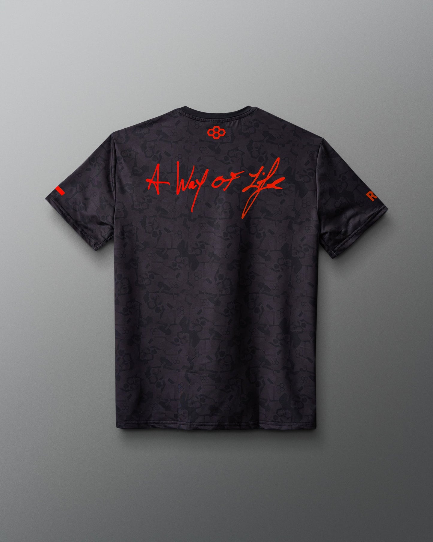RUDIS Wrestling Wordmark Black Camo Sublimated T-Shirt