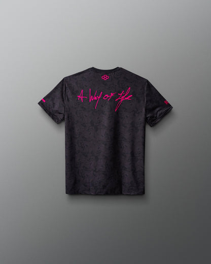 RUDIS Wrestling Wordmark Black Camo Youth Sublimated T-Shirt