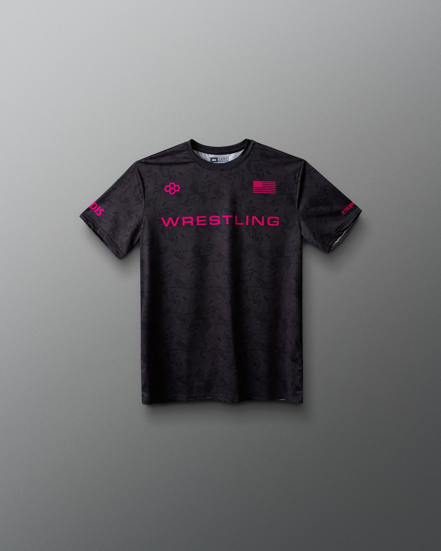 RUDIS Wrestling Wordmark Black Camo Youth Sublimated T-Shirt