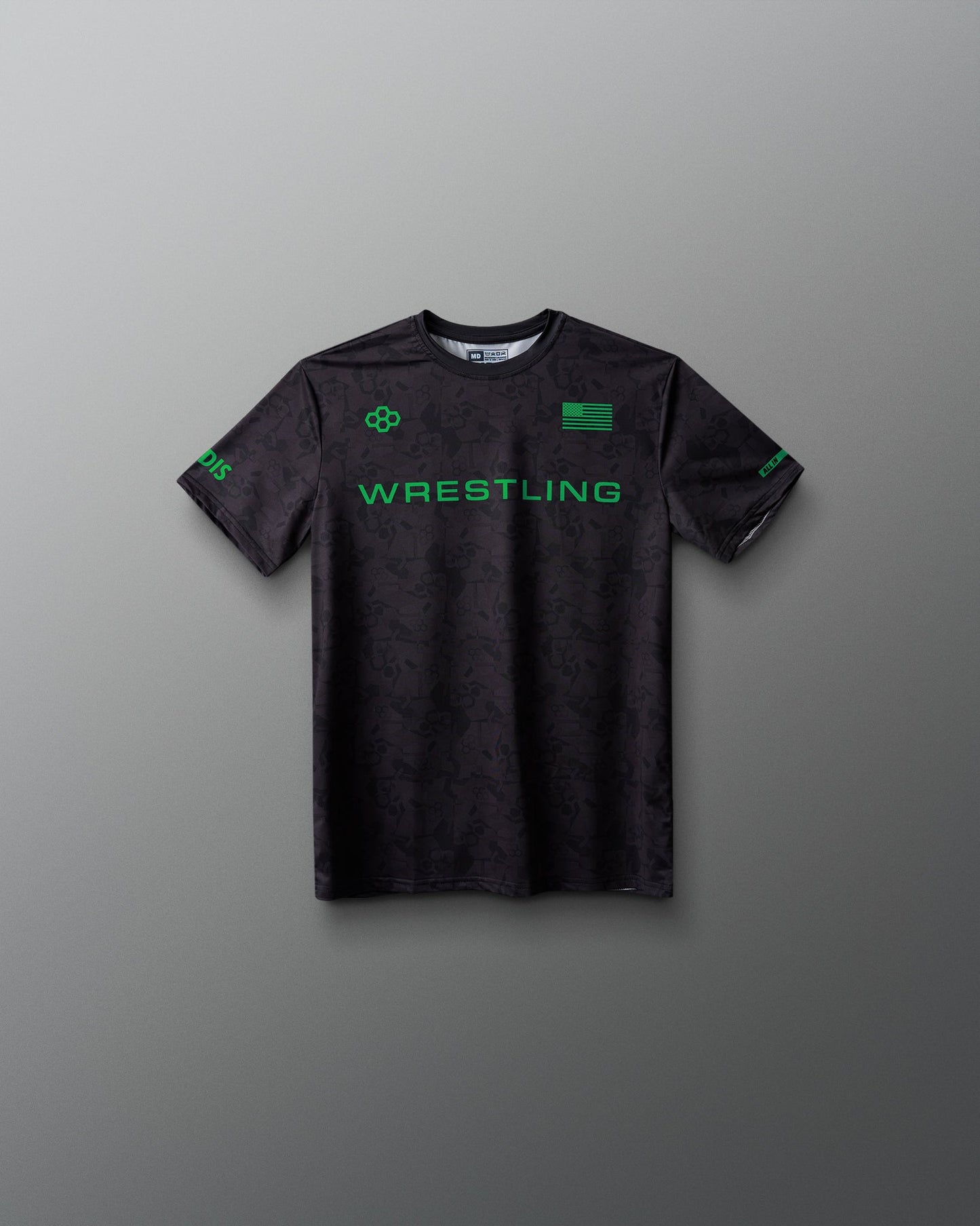 RUDIS Wrestling Wordmark Black Camo Youth Sublimated T-Shirt
