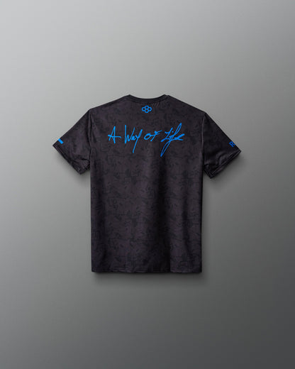 RUDIS Wrestling Wordmark Black Camo Youth Sublimated T-Shirt