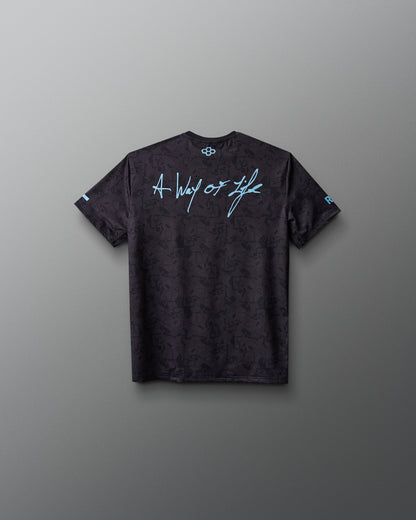 RUDIS Wrestling Wordmark Black Camo Youth Sublimated T-Shirt