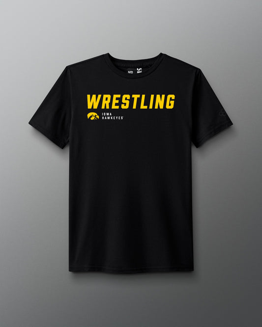 RUDIS Iowa Hawkeyes Wrestling Slanted T-Shirt
