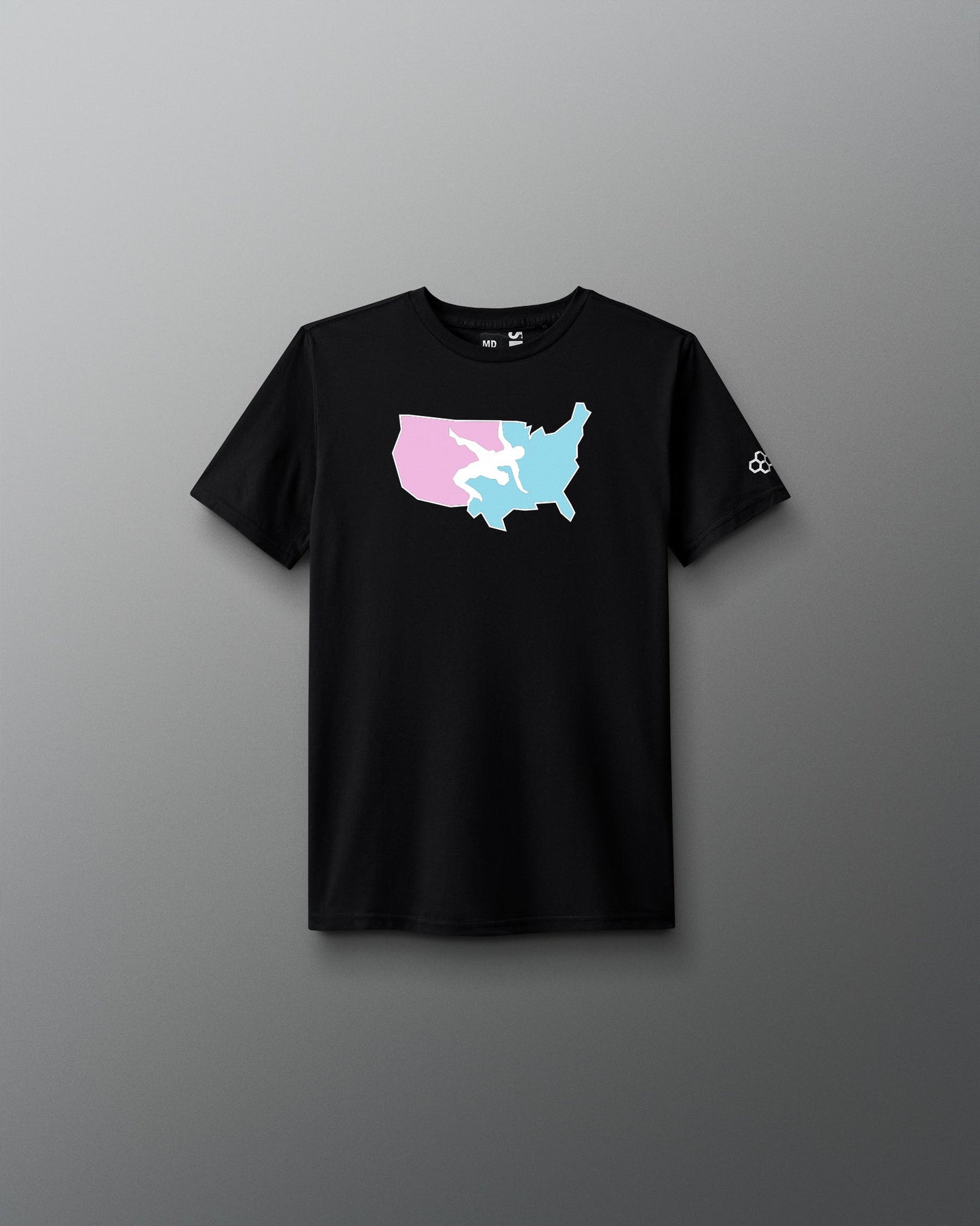 RUDIS USA Wrestling Logo Youth Elite Super Soft T-Shirt
