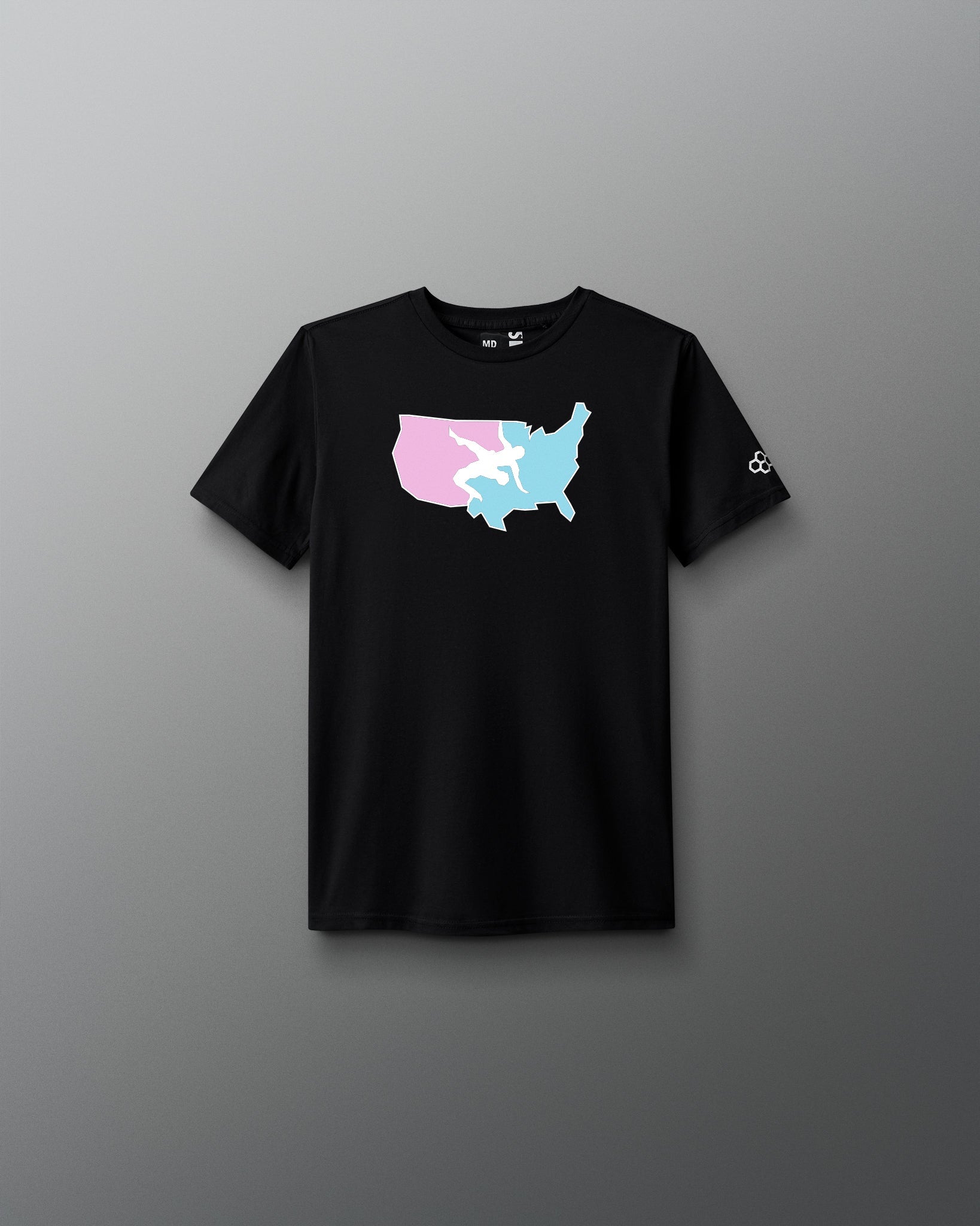 RUDIS USA Wrestling Logo Youth Elite Super Soft T-Shirt