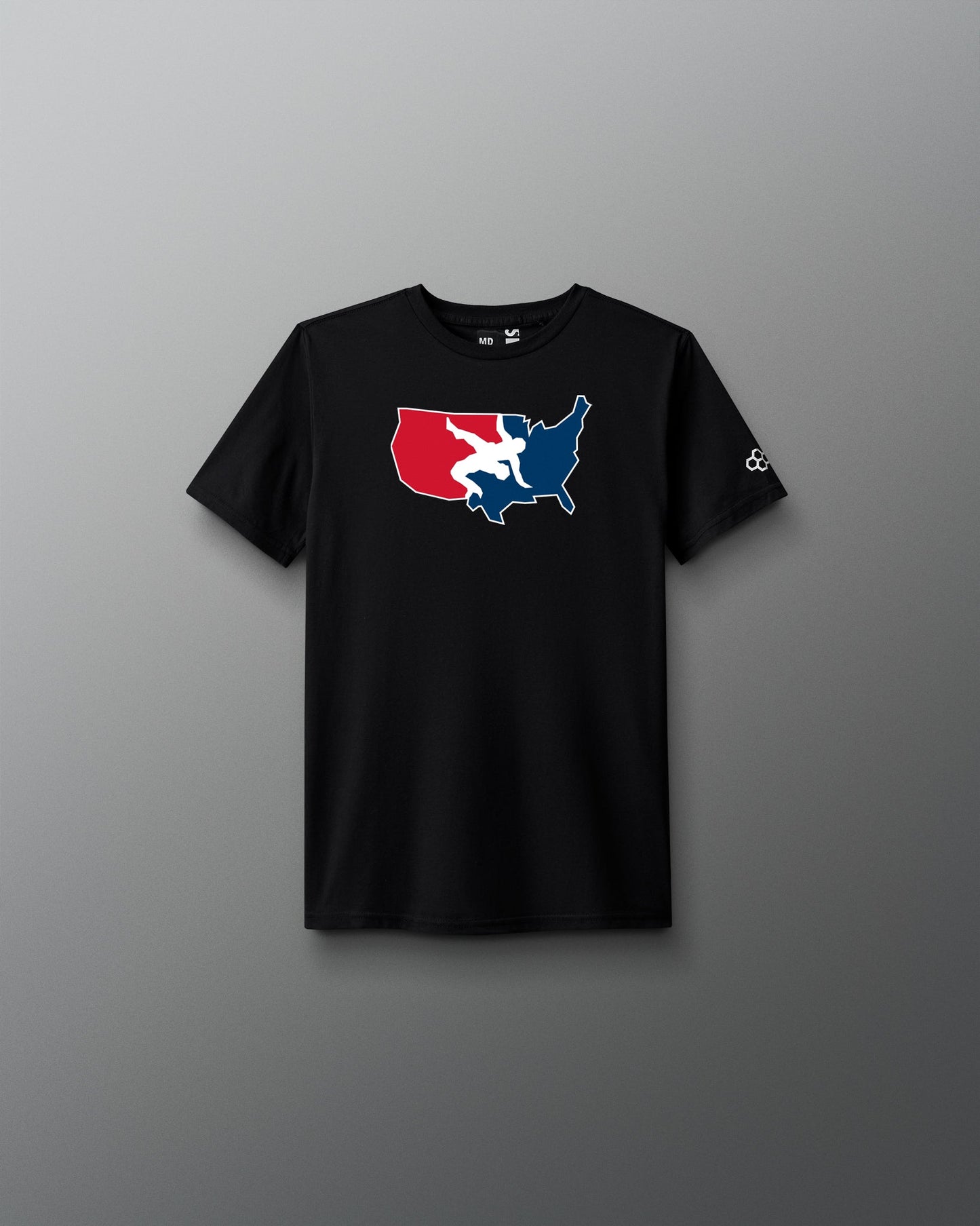 RUDIS USA Wrestling Logo Youth Elite Super Soft T-Shirt
