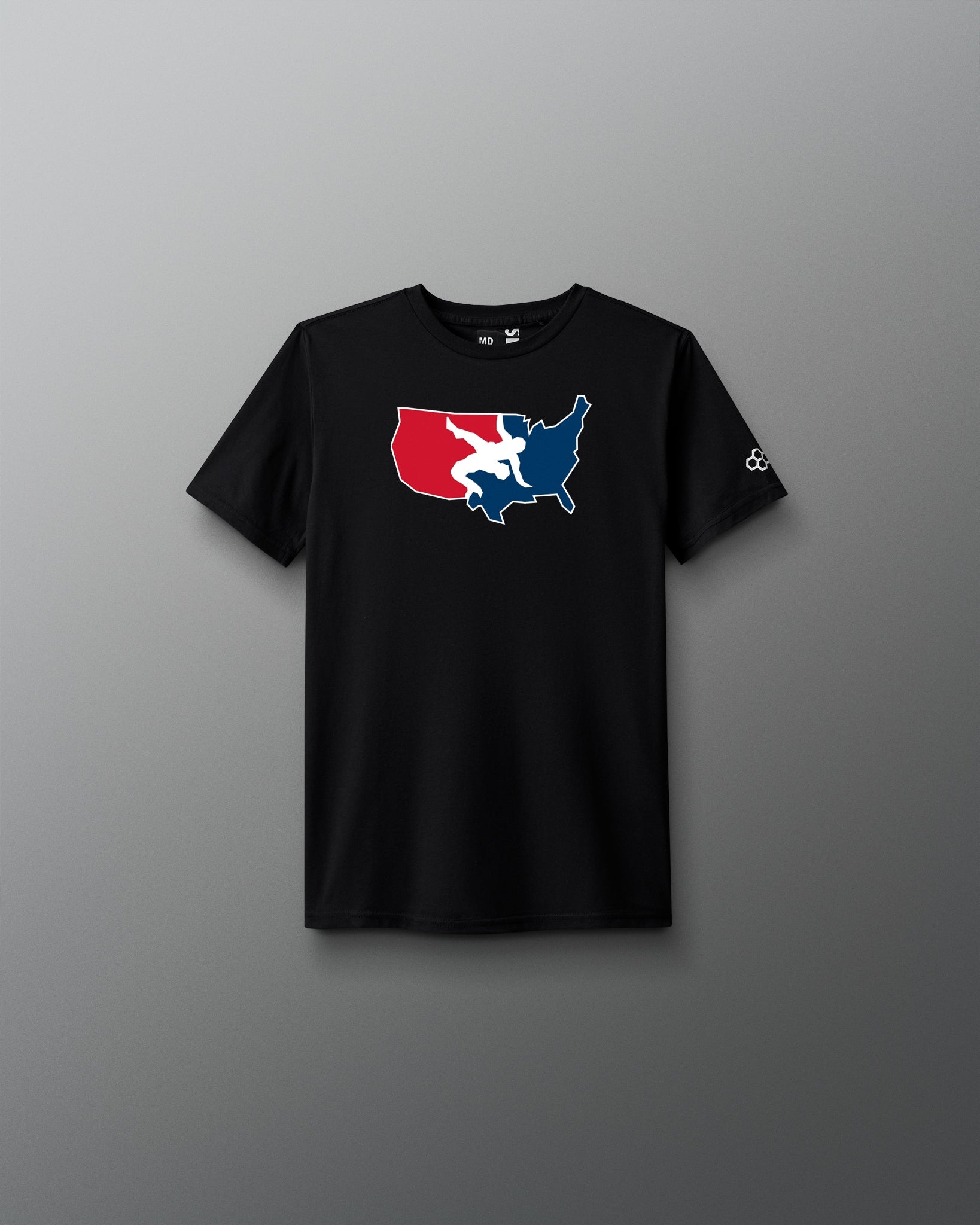 RUDIS USA Wrestling Logo Youth Elite Super Soft T-Shirt