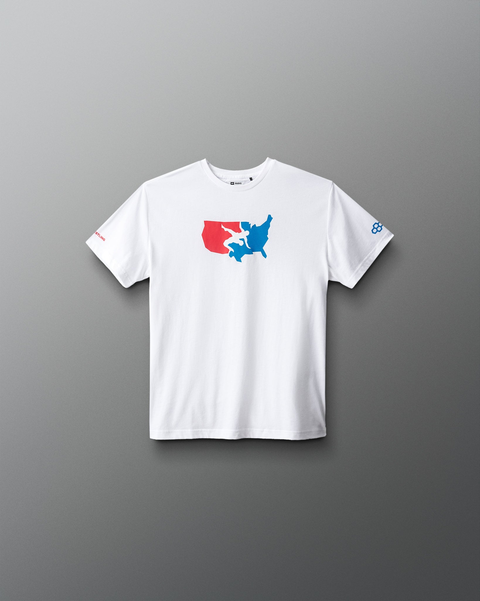 RUDIS USA Wrestling Map Youth Elite Super Soft T-Shirt