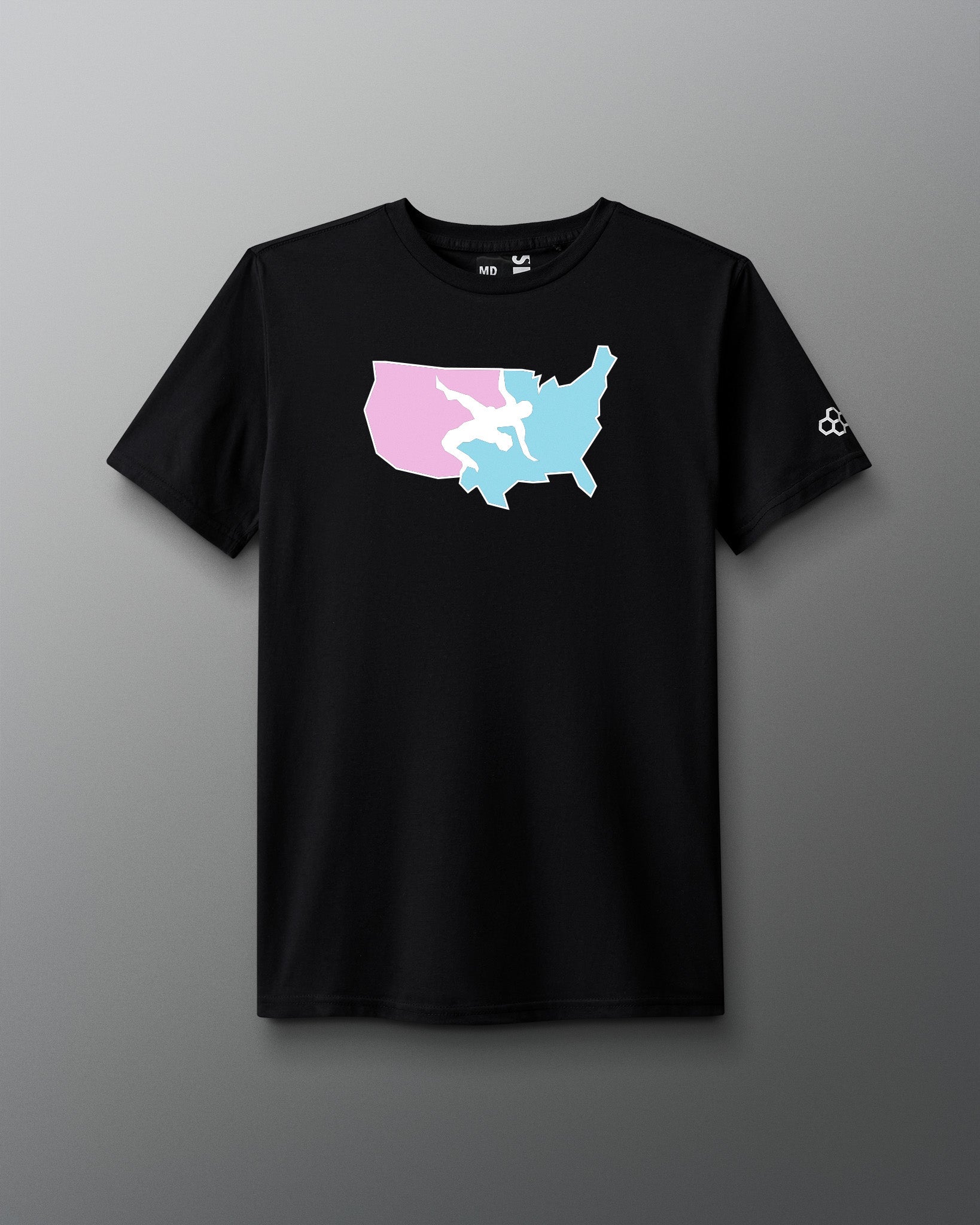 RUDIS USA Wrestling Logo Elite Super Soft T-Shirt