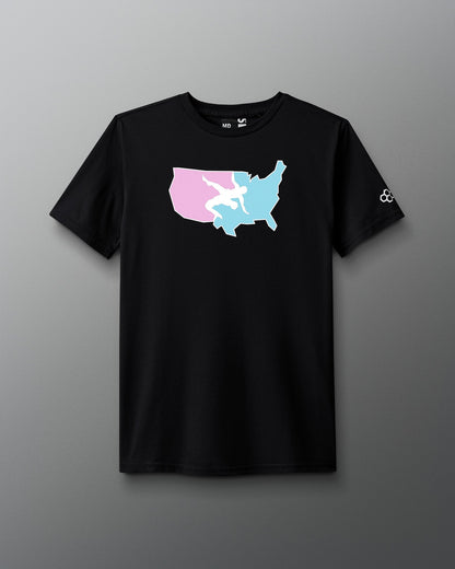 RUDIS USA Wrestling Logo Elite Super Soft T-Shirt
