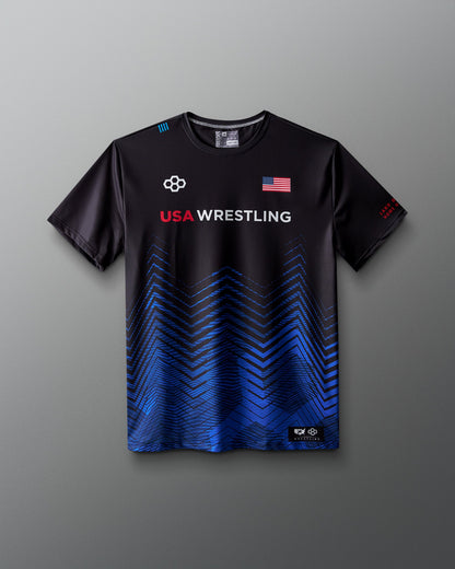 RUDIS USA Wrestling Icon Sublimated T-Shirt for Youth