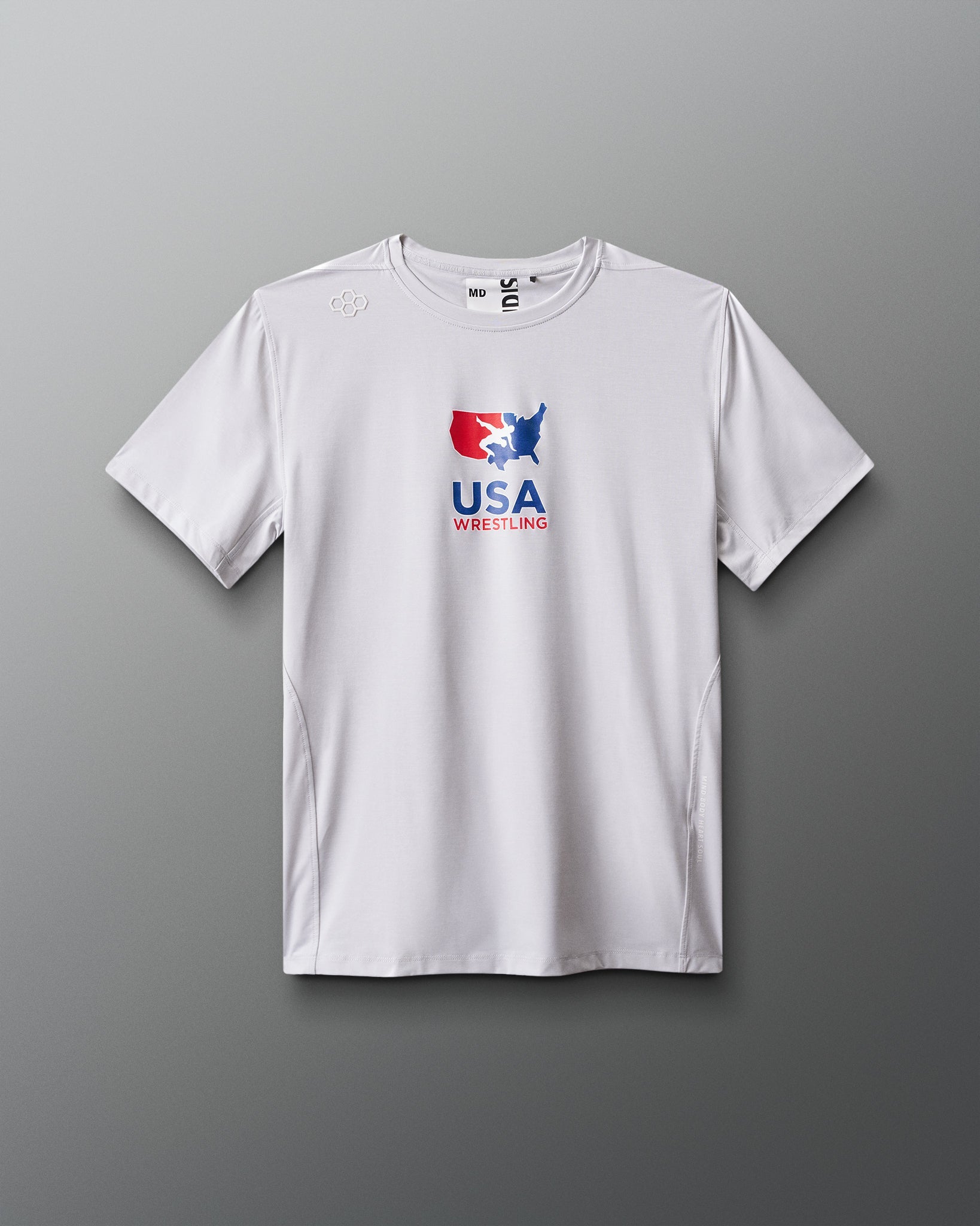 RUDIS USA Wrestling Legacy Performance Heather T-Shirt