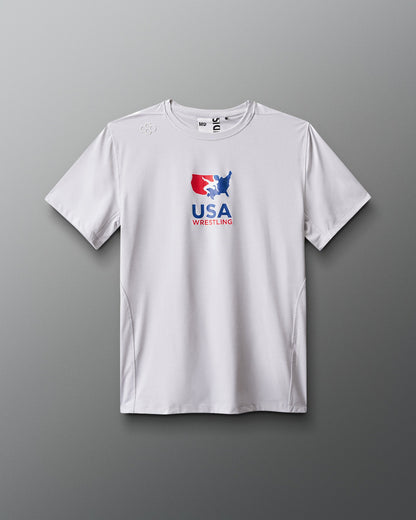 RUDIS USA Wrestling Legacy Performance Heather T-Shirt
