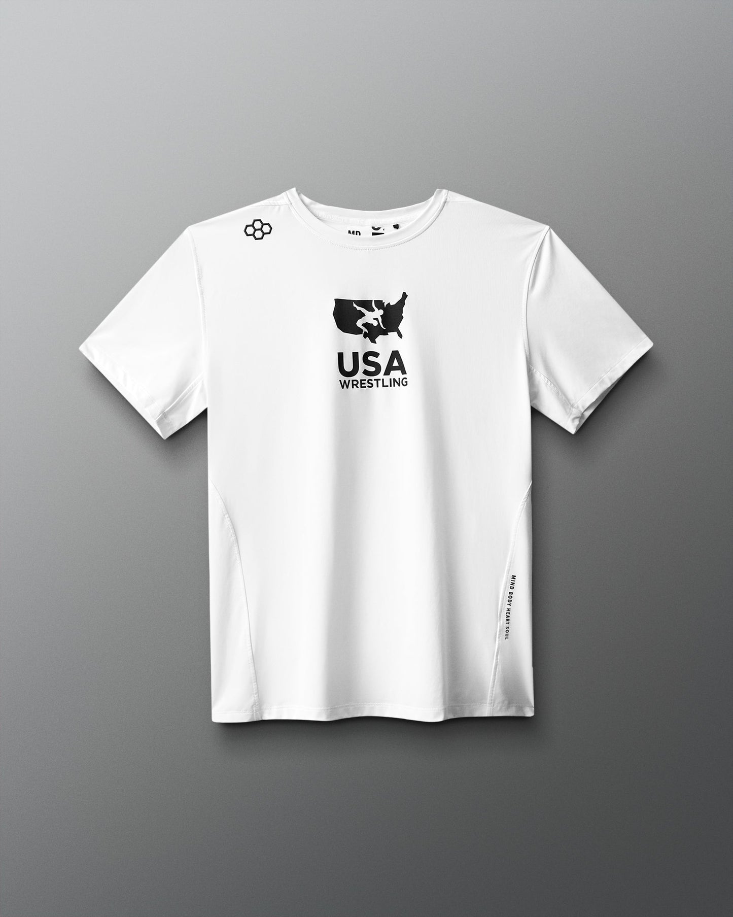RUDIS USA Wrestling Legacy Performance Heather T-Shirt