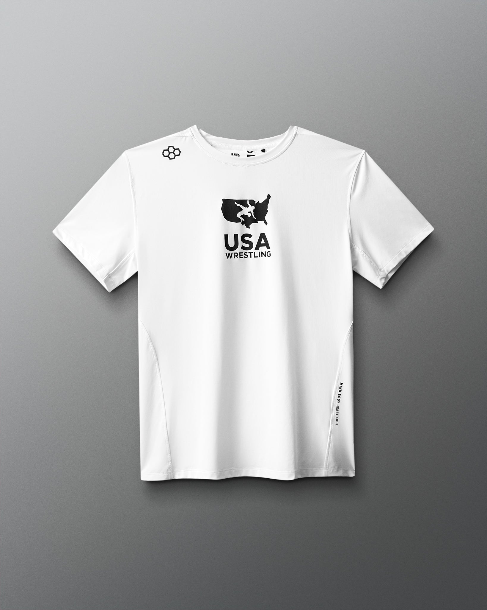 RUDIS USA Wrestling Legacy Performance Heather T-Shirt