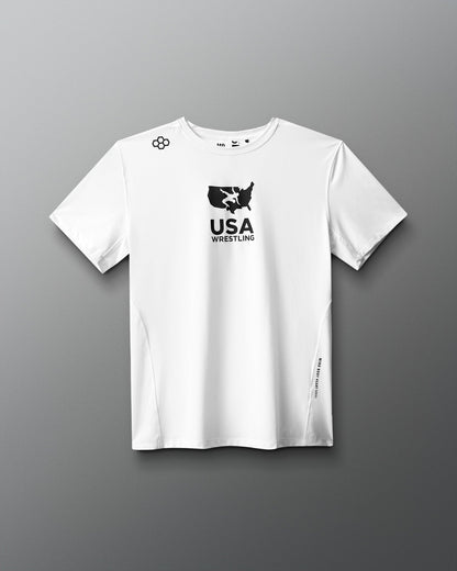 RUDIS USA Wrestling Legacy Performance Heather T-Shirt