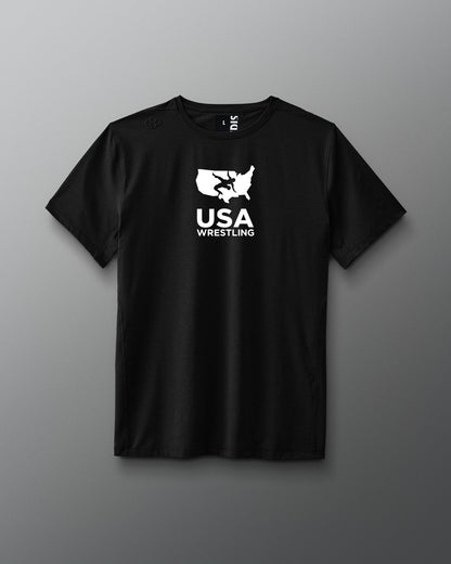 RUDIS USA Wrestling Legacy Performance Heather T-Shirt