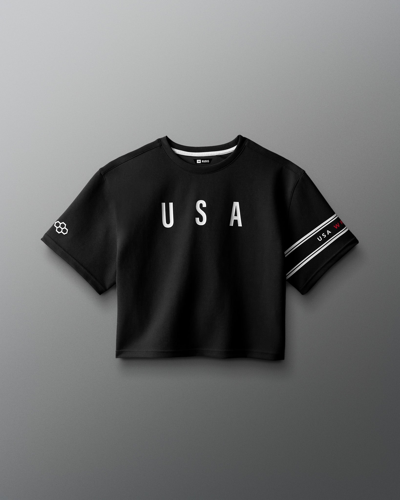 RUDIS USA Wrestling Chronicle Women's Elite Crop T-Shirt